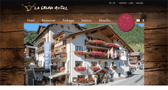 Desktop Screenshot of hotelcruna.ch
